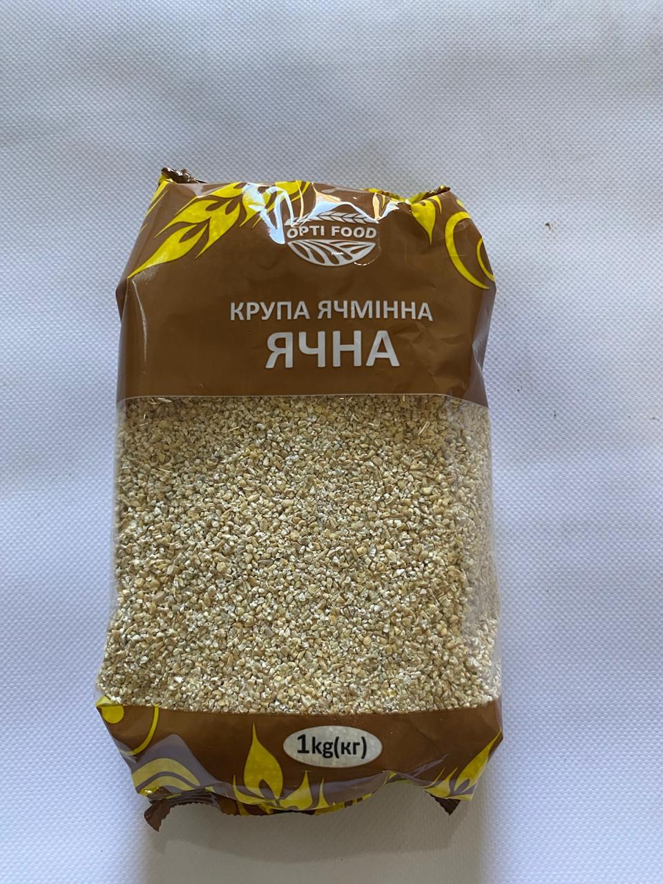 Крупа ячмінна ячна №2 ТМ OPTI FOOD 1 кг